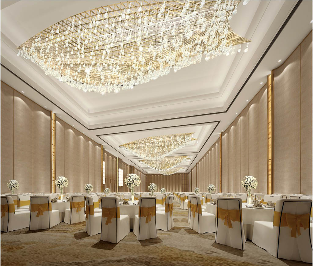 Ball room in Grand Wyndham Pingtan
